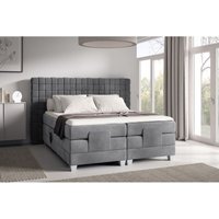 Boxspringbett Elektrisch Bett VIDAL 180x200cm in Stoff Fresh Grau Boxspringbett Elektrisch Bett VIDAL 180x200cm in Stoff Fresh Grau von FUN MOEBEL