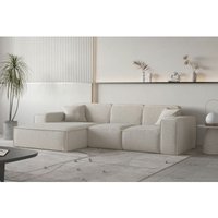 Ecksofa Designersofa celes premium Stoff Ascot Bukla Beige Ottomane Links Ecksofa Designersofa celes premium Stoff Ascot Bukla Beige Ottomane Links von FUN MOEBEL