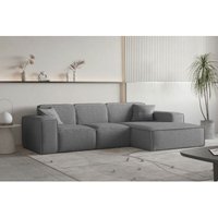 Ecksofa Designersofa celes premium Stoff Ascot Bukla Graphit Ottomane Rechts Ecksofa Designersofa celes premium Stoff Ascot Bukla Graphit Ottomane Rechts von FUN MOEBEL