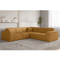 Ecksofa Designersofa celes premium in Stoff Scala Senfgelb Seite Universal Ecksofa Designersofa celes premium in Stoff Scala Senfgelb Seite Universal von FUN MOEBEL