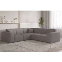 Ecksofa Designersofa celes premium in Stoff Scala Taupe Seite Universal Ecksofa Designersofa celes premium in Stoff Scala Taupe Seite Universal von FUN MOEBEL