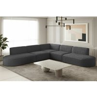 Ecksofa Designersofa palma Stoff Ascot Graphitgrau Universal Ecksofa Designersofa palma Stoff Ascot Graphitgrau Universal von FUN MOEBEL