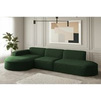 Ecksofa Designersofa palma in Stoff Opera Velvet Grün Ottomane Links Ecksofa Designersofa palma in Stoff Opera Velvet Grün Ottomane Links von FUN MOEBEL
