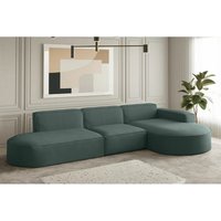 Ecksofa Designersofa palma in Stoff Opera Velvet Opalgrün Ottomane Rechts Ecksofa Designersofa palma in Stoff Opera Velvet Opalgrün Ottomane Rechts von FUN MOEBEL