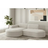 Ecksofa Designersofa palma xs in Stoff Ascot Beige Ottomane Links Ecksofa Designersofa palma xs in Stoff Ascot Beige Ottomane Links von FUN MOEBEL
