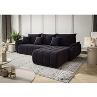 Ecksofa Schlafsofa LOUISE Stoff Monolith Grafit Ottomane Rechts Ecksofa Schlafsofa LOUISE Stoff Monolith Grafit Ottomane Rechts von FUN MOEBEL