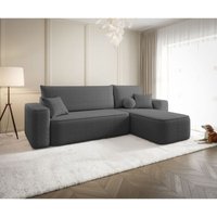 Ecksofa Schlafsofa Sofa agepo Stoff Quelle Anthrazit Ottomane Rechts Ecksofa Schlafsofa Sofa agepo Stoff Quelle Anthrazit Ottomane Rechts von FUN MOEBEL
