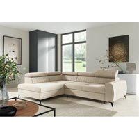Fun Moebel - Ecksofa Schlafsofa Sofa toronto Stoff Element Creme Ottomane Links Fun Moebel - Ecksofa Schlafsofa Sofa toronto Stoff Element Creme Ottomane Links von FUN MOEBEL
