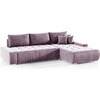 Ecksofa Sofa mit Schlaffunktion vogar Stoff Monolith Lila Ottomane Rechts Ecksofa Sofa mit Schlaffunktion vogar Stoff Monolith Lila Ottomane Rechts von FUN MOEBEL