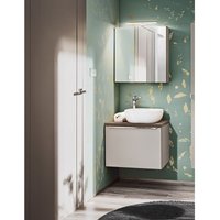 Fun Moebel - Badmöbel Set 3-tlg Badezimmerset akan Taupe Spiegelschrank 60cm inkl. Waschtisch Fun Moebel - Badmöbel Set 3-tlg Badezimmerset akan Taupe Spiegelschrank 60cm inkl. Waschtisch von FUN MOEBEL