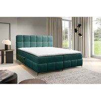 Fun Moebel - Boxspringbett Bett Schlafzimmerbett sophie 180x200cm Stoff Rolf Türkis Fun Moebel - Boxspringbett Bett Schlafzimmerbett sophie 180x200cm Stoff Rolf Türkis von FUN MOEBEL