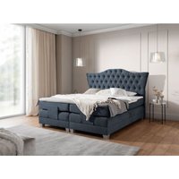 Fun Moebel - Boxspringbett Elektrisch Bett fausto 180x200cm in Stoff Wind Dunkelblau Fun Moebel - Boxspringbett Elektrisch Bett fausto 180x200cm in Stoff Wind Dunkelblau von FUN MOEBEL