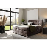 Fun Moebel - Boxspringbett Elektrisch Bett franco 200x200cm in Stoff Fresh Schokobraun Fun Moebel - Boxspringbett Elektrisch Bett franco 200x200cm in Stoff Fresh Schokobraun von FUN MOEBEL