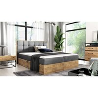 Fun Moebel - Boxspringbett Schlafzimmerbett kalypso 120x220cm Stoff Grau inkl. Bettkasten Fun Moebel - Boxspringbett Schlafzimmerbett kalypso 120x220cm Stoff Grau inkl. Bettkasten von FUN MOEBEL