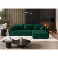 Fun Moebel - Ecksofa Schlafsofa camila Stoff Monolith Grün Ottomane Rechts Fun Moebel - Ecksofa Schlafsofa camila Stoff Monolith Grün Ottomane Rechts von FUN MOEBEL