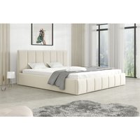 Fun Moebel - Polsterbett Doppelbett detroit Komplettset 140x200cm Stoff Magic Velvet Creme Fun Moebel - Polsterbett Doppelbett detroit Komplettset 140x200cm Stoff Magic Velvet Creme von FUN MOEBEL