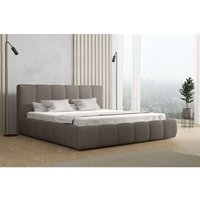 Fun Moebel - Polsterbett Doppelbett giulia Komplettset 180x200cm Stoff Freya Grau Fun Moebel - Polsterbett Doppelbett giulia Komplettset 180x200cm Stoff Freya Grau von FUN MOEBEL