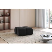 Fun Moebel - Polsterhocker Designerhocker darcy 85x85 cm in Stoff Salvador Schwarz Fun Moebel - Polsterhocker Designerhocker darcy 85x85 cm in Stoff Salvador Schwarz von FUN MOEBEL