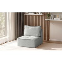 Fun Moebel - Sessel sande 1-Sitzer Modul Stoff Alpine Hellgrau Fun Moebel - Sessel sande 1-Sitzer Modul Stoff Alpine Hellgrau von FUN MOEBEL