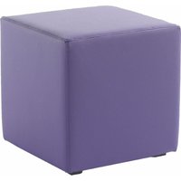 Fun Moebel - Sitzwürfel Sitzhocker Schminkhocker Hocker Kunstleder Violet 45x42x42cm von FUN MOEBEL