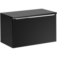 Waschtischunterschrank 80 cm akan Schwarz matt ohne Waschtisch von FUN MOEBEL