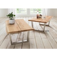 Zeitloser Couchtisch Benno Kernbuche Massiv geölt 120 x 75 cm von FUN MOEBEL