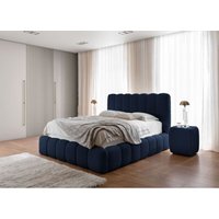 Polsterbett Doppelbett Set.1 carson 180x200cm Stoff Catch Me Dunkelblau Polsterbett Doppelbett Set.1 carson 180x200cm Stoff Catch Me Dunkelblau von FUN MOEBEL