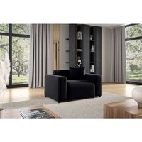 Sessel Designersessel megan in Stoff Salvador Schwarz von FUN MOEBEL