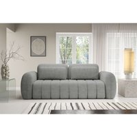 Sofa 3-Sitzer mit Schlaffunktion caria in Stoff Quelle Grau Sofa 3-Sitzer mit Schlaffunktion caria in Stoff Quelle Grau von FUN MOEBEL