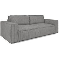 Sofa 3-Sitzer mit Schlaffunktion vajana Stoff Tilia Grau Sofa 3-Sitzer mit Schlaffunktion vajana Stoff Tilia Grau von FUN MOEBEL