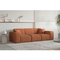 Sofa Designersofa celes premium 3-Sitzer in Stoff Ascot Bukla Terracotta Sofa Designersofa celes premium 3-Sitzer in Stoff Ascot Bukla Terracotta von FUN MOEBEL