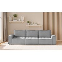 Sofa Modulsofa 3-teilig SANDE 3-Sitzer Stoff Raven Grau Sofa Modulsofa 3-teilig SANDE 3-Sitzer Stoff Raven Grau von FUN MOEBEL