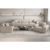 Sofaset Designersofa celes premium 3-1-1 in Stoff Scala Hellbeige Sofaset Designersofa celes premium 3-1-1 in Stoff Scala Hellbeige von FUN MOEBEL