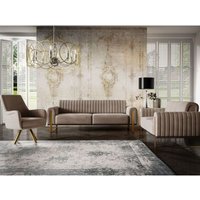 Sofaset Designersofas valerie 3-2-1 in Stoff Stoff Elisa Velvet Cappuccino Sofaset Designersofas valerie 3-2-1 in Stoff Stoff Elisa Velvet Cappuccino von FUN MOEBEL