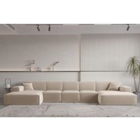 Wohnlandschaft U-Form celes premium xl in Stoff Opera Velvet Sand Wohnlandschaft U-Form celes premium xl in Stoff Opera Velvet Sand von FUN MOEBEL