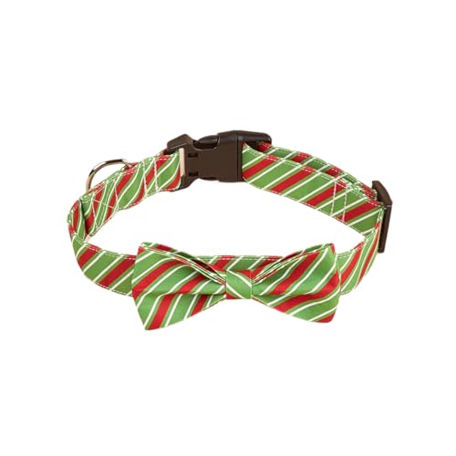 FUNAT Hund Plaid Halsband Hund Fliege Krawatte, Schwalbenschwanz Schmetterling Hundehalsband, Weihnachtshalsband für Haustiere von FUNAT