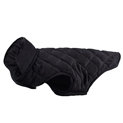 FUNAT Warme Kleidung für Hunde in Samt, Winter Hundemantel, Verdickte Plüschweste für mittlere und kleine Hunde, Wärme und Stylische Hundejacke von FUNAT