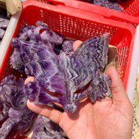 Dream Amethyst Fox Mask - Hand-Carved Purple Crystal Sculpture With Display Stand, Mystical Gift For Collectors, Spiritual Desk Altar Decor Dream Amethyst Fox Mask - Hand-Carved Purple Crystal Sculpture With Display Stand, Mystical Gift For Collectors, Spiritual Desk Altar Decor von FUNCRYSTAL