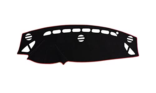 Armaturenbrett Abdeckung Für Mazda 6 Für Atenza Für GJ Für GL 2013-2017 Auto Dashboard Abdeckung Sonnenschutz Vermeiden Licht Matte Instrument Panel Teppiche Armaturenbrett-Kissen (Farbe : LHD A Red von FUNFOB