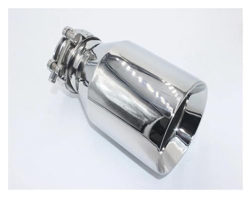 FUNFOB Auspuffblenden 1 Stück Universal-Auto-Auspuff-Schalldämpferspitze Aus Edelstahl Auspuffblende(70 IN 101 Out) von FUNFOB