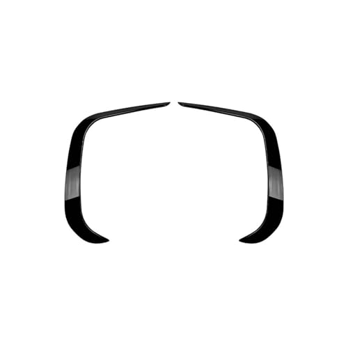 Frontspoiler Front Stoßstange Splitter Spoiler Air Vent Abdeckung Spoiler Für VW Für Tiguan MK3 2024 + Body Kits Tuning Zubehör Frontstoßstange Spoiler(Schwarz glänzend) von FUNFOB