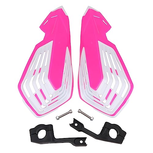 Handguards Motorrad Motorrad 22MM Handschützer Griffschutz Handschutz Lenker Für CR Für CRF Griffschutz Schild Motorrad (Farbe : Pink) von FUNFOB