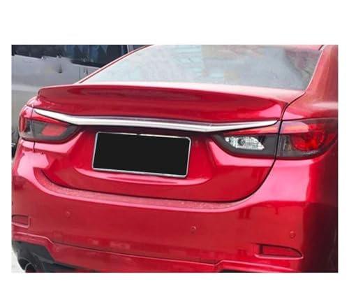 Heckspoiler Für Mazda 6 Limousine 4 Tür Hinten Stamm Deckel Auto Spoiler Flügel 2014 2015 2016 2017 2018 Außen Tuning Zubehör Teil Auto HeckflüGel (Color : Rot) von FUNFOB