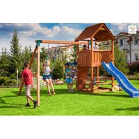 Fungoo Spielturm "Joy Move + Step On Free Time", teak von FUNGOO