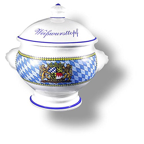 Bayerischer Weißwurst-Topf oder Weißwurst-Terrine 1l von FUNICE Design
