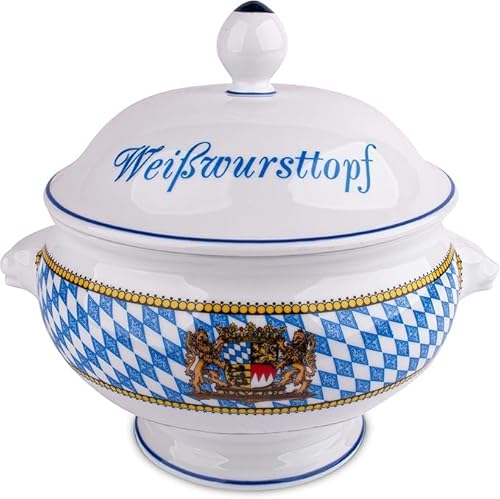 FUNICE Bayerischer Weißwurst-Topf oder Weißwurst-Terrine 2,75 l von FUNICE
