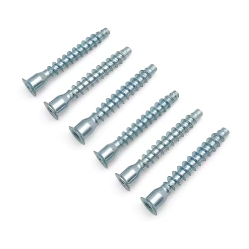 FUNLIO Lernturm Klappbar für Kinder Zubehör mit Schraubenr, M6,5 x 49 mm, Bestätigungsschrauben, geeignet für faltbaren Küchen-Tritthocker (ASIN: B0C2TSXVRZ) – 6 Stück von FUNLIO