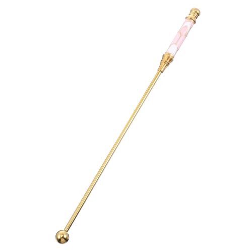 FUNNETOYU 1 Rührstab Kaffeerührer Cocktailstäbchen Große Haarnadeln Kaffeerührstäbchen Celsius Energydrink Behälter Cocktailrührer Mini Utility Rosa Edelstahl Wiederverwendbar von FUNNETOYU