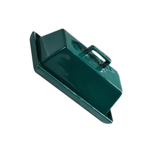 FUNNETOYU 1 Satz Butterdose Butterschale Und französischer Butterhalter geteilt Porzellan Vintage-Tablett Butterspeicherbehälter Butteraufbewahrungstablett Keramik Green von FUNNETOYU