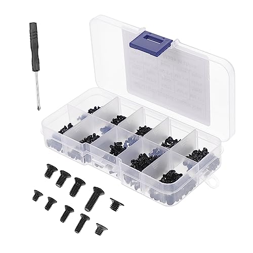 FUNNETOYU 1 Satz Computer Schrauben Set Senkkopf Kreuzschlitzschrauben aus Kohlenstoffstahl mit und Schraubendreher für Laptop und PC Reparaturen FUNNETOYU 1 Satz Computer Schrauben Set Senkkopf Kreuzschlitzschrauben aus Kohlenstoffstahl mit und Schraubendreher für Laptop und PC Reparaturen von FUNNETOYU
